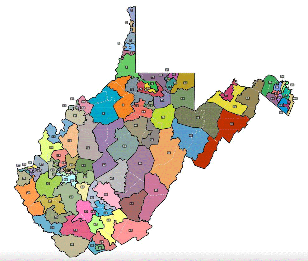 Delegate Districts Map